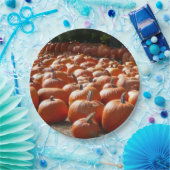 Assiettes En Carton Citrouille Patch Automne Harvest Photographie (Fête)