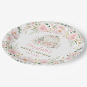 Assiettes En Carton Citrouille rose pâle chute dans la Fête des mariée (Angle)