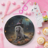 Assiettes En Carton Citrouilles chinois arrêtés Halloween effrayant (Fête)