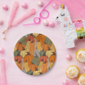 Assiettes En Carton Citrouilles cosy (Fête)