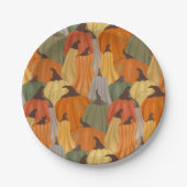 Assiettes En Carton Citrouilles cosy (Devant)