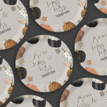Assiettes En Carton Citrouilles d'automne de Mlle à Mme Fête des marié<br><div class="desc">Un design unique pour une future mariée unique. Avec des citrouilles peints pour leur donner un look unique.</div>