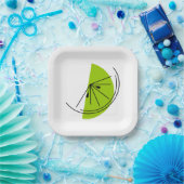 Assiettes En Carton Citrus Lime (Fête)