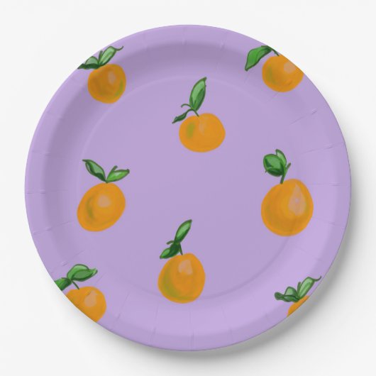 Assiettes En Carton Citrus Studio I (Devant)