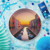 Assiettes En Carton Cityscape (Fête)