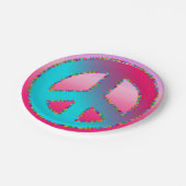 Assiettes En Carton CKC, Symbole de paix Plaques de 13 papiers (Angle)