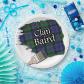 Assiettes En Carton Clan Baird Scottish Tartan Paint Brush (Fête)