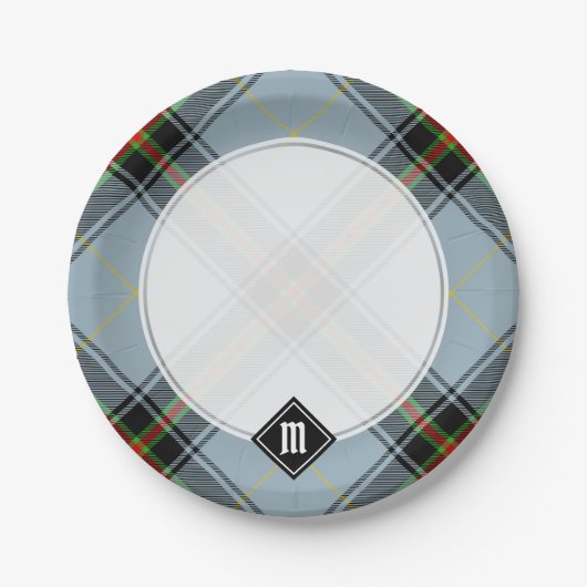 Assiettes En Carton Clan Bell Tartan (Devant)