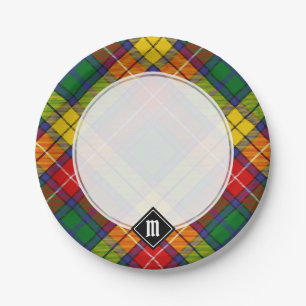 Assiettes En Carton Clan Buchanan Tartan