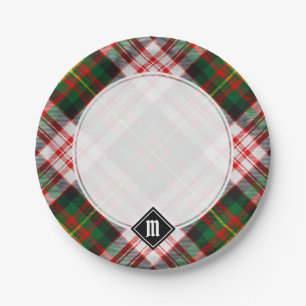 Assiettes En Carton Clan Carnegie robe Tartan