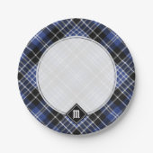Assiettes En Carton Clan Clark Tartan (Devant)