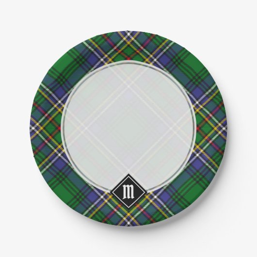 Assiettes En Carton Clan Cockburn Tartan (Devant)