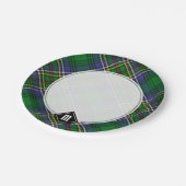 Assiettes En Carton Clan Cockburn Tartan (Angle)