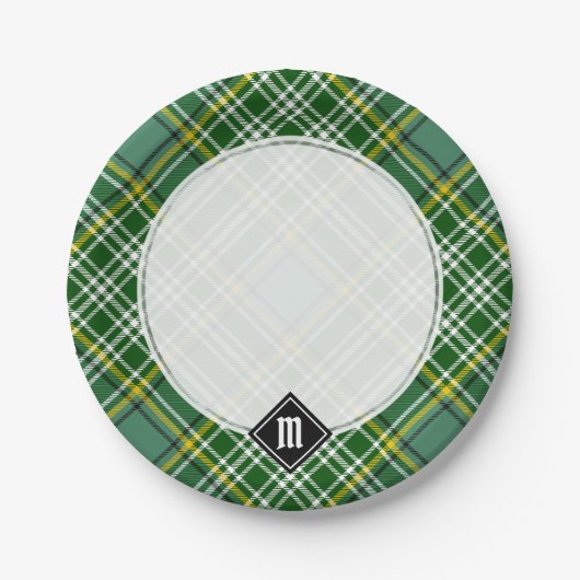 Assiettes En Carton Clan Currie Tartan (Devant)