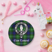 Assiettes En Carton Clan écossais Lamont Crest Badge et Tartan (Fête)