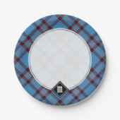 Assiettes En Carton Clan Elliot Plaques Tartan anciennes (Devant)