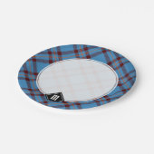 Assiettes En Carton Clan Elliot Plaques Tartan anciennes (Angle)