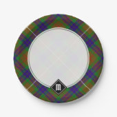 Assiettes En Carton Clan Fraser Chasse Tartan Plaques en papier (Devant)