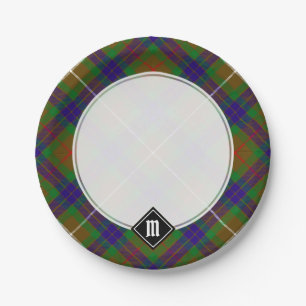 Assiettes En Carton Clan Fraser Chasse Tartan Plaques en papier