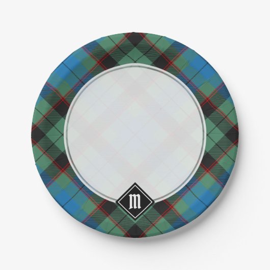 Assiettes En Carton Clan Guthrie Tartan (Devant)