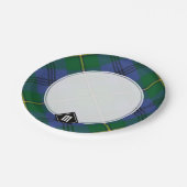 Assiettes En Carton Clan Johnston Plaques Tartan (Angle)