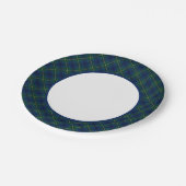 Assiettes En Carton Clan Johnston Tartan Border (Angle)