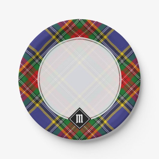 Assiettes En Carton Clan MacBeth Tartan Plaques en papier (Devant)