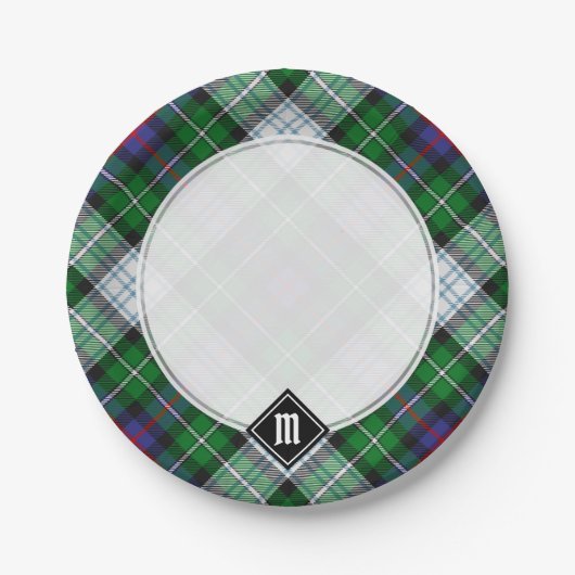 Assiettes En Carton Clan MacKenzie Robe Tartan Plaques en papier (Devant)