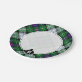 Assiettes En Carton Clan MacKenzie Robe Tartan Plaques en papier (Angle)