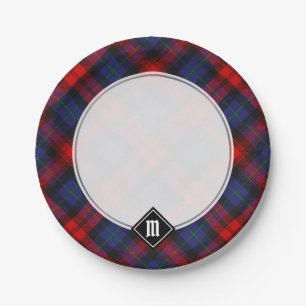 Assiettes En Carton Clan MacLachlan Tartan