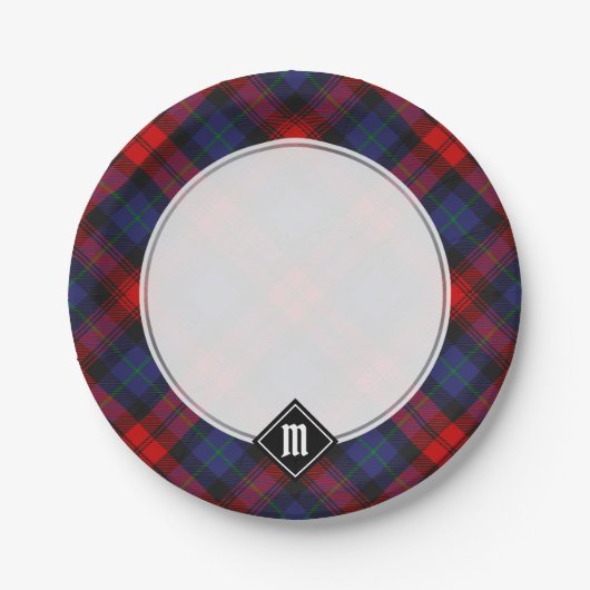 Assiettes En Carton Clan MacLachlan Tartan (Devant)