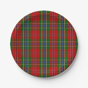 Assiettes En Carton Clan MacLean de tartan de Duart