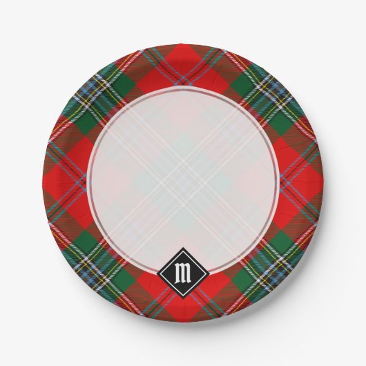 Assiettes En Carton Clan MacLean Tartan (Devant)