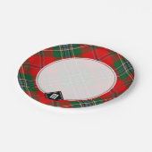Assiettes En Carton Clan MacLean Tartan (Angle)