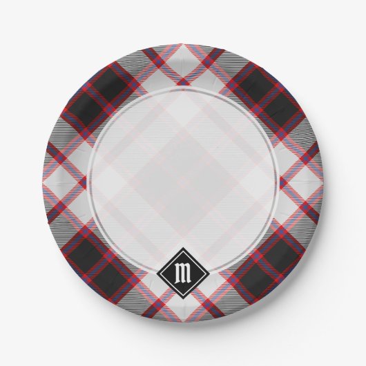 Assiettes En Carton Clan MacPherson Chasse Tartan Plaques de papier (Devant)