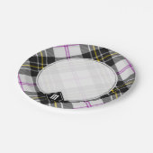 Assiettes En Carton Clan MacPherson Robe Tartan Plaques en papier (Angle)