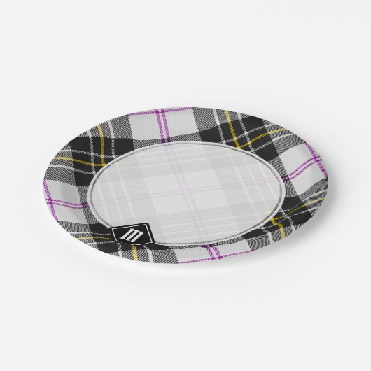 Assiettes En Carton Clan MacPherson Robe Tartan Plaques en papier (Angle)