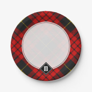 Assiettes En Carton Clan MacQueen Tartan