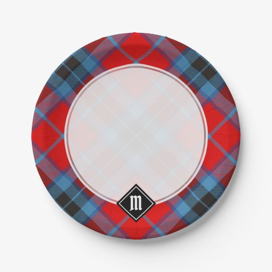 Assiettes En Carton Clan MacTavish Tartan (Devant)