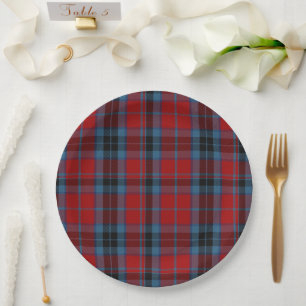 Assiettes En Carton Clan MacTavish Tartan Plaid