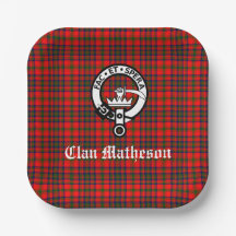 Clan Matheson Crest Badge et Tartan