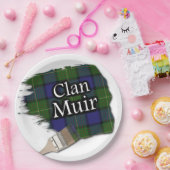 Assiettes En Carton Clan Muir Scottish Tartan Paint Brush (Fête)