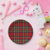 Assiettes En Carton Clan PixDezines stewart tartan (Fête)