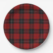 Assiettes En Carton Clan Ramsay Ramsey Red Tartan (Devant)