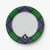 Assiettes En Carton Clan Sinclair Chasse Tartan (Devant)