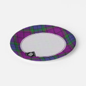 Assiettes En Carton Clan Wardlaw Tartan (Angle)