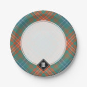 Assiettes En Carton Clan Wilson Ancienne Tartan (Devant)