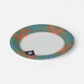 Assiettes En Carton Clan Wilson Ancienne Tartan (Angle)