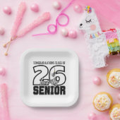 Assiettes En Carton Class of 2026 Graduation Tassel (Fête)