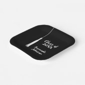 Assiettes En Carton Classe de 2024 Grad Tassel Grad Tassel Graduation (Angulaire)